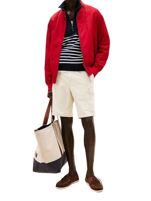 Short cargo uomo avorio in cotone Tommy Hilfiger | MW0MW23573ACG